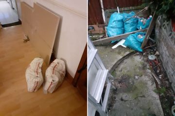 I've been left with house full of rubbish after builders stole £5k from me