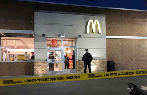 Julian Corniell, 14, was fatally stabbed near 38th St. and Queens Blvd. in Sunnyside, Queens, on Friday, Feb. 14, 2025, after two groups of teens clashed inside a nearby McDonald's, pictured here.