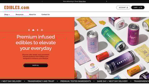 Edible Brands launches hemp delivery site; plans brick-and-mortar entry