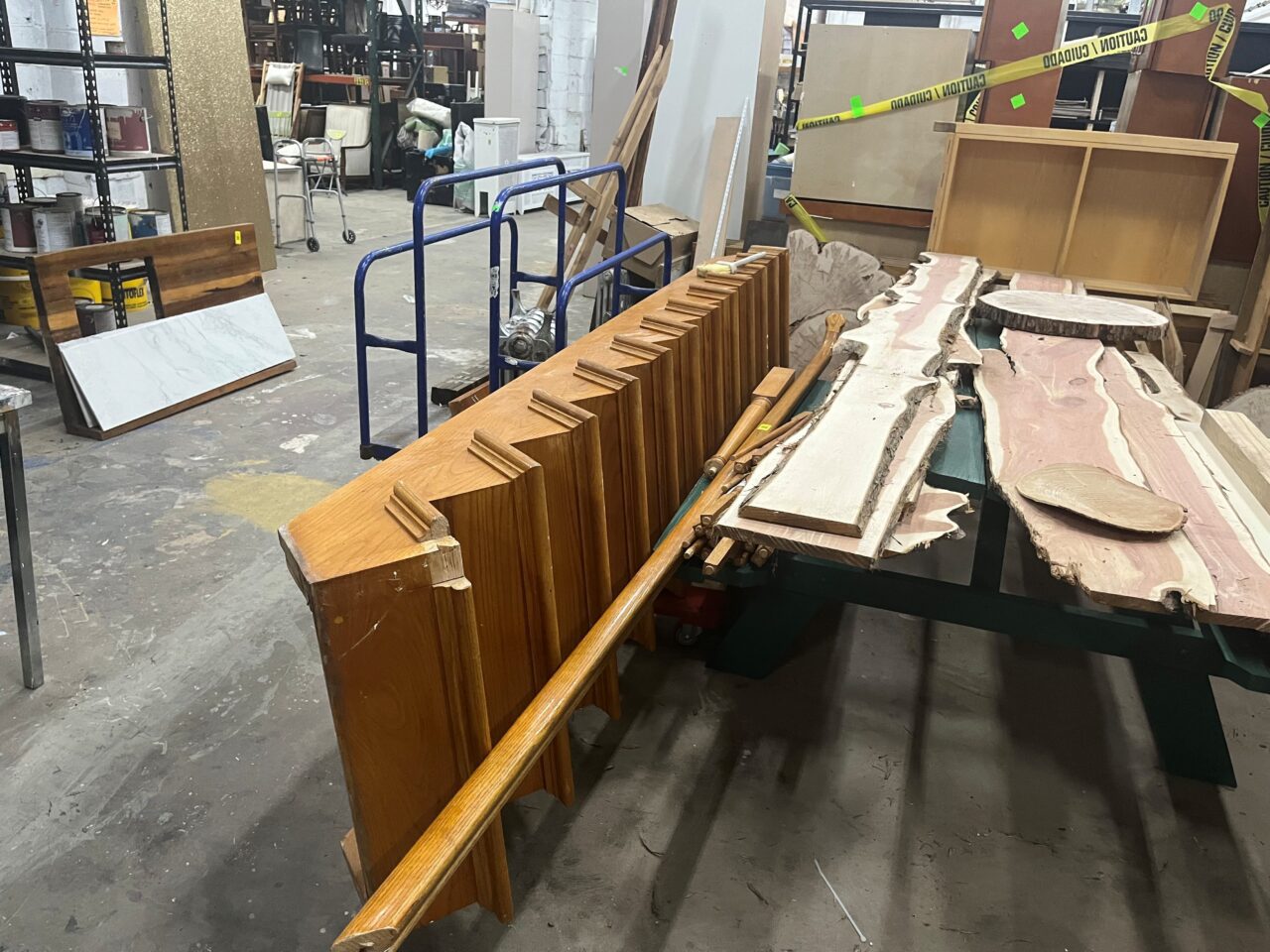 A staircase for sale at Big Reuse