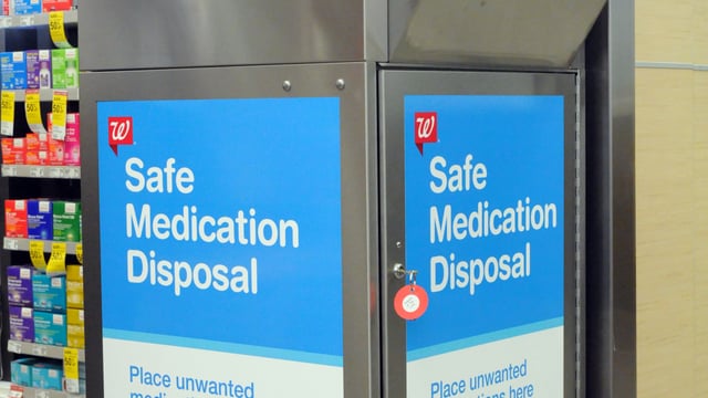Walgreens offers in-store kiosks for prescription disposal event
