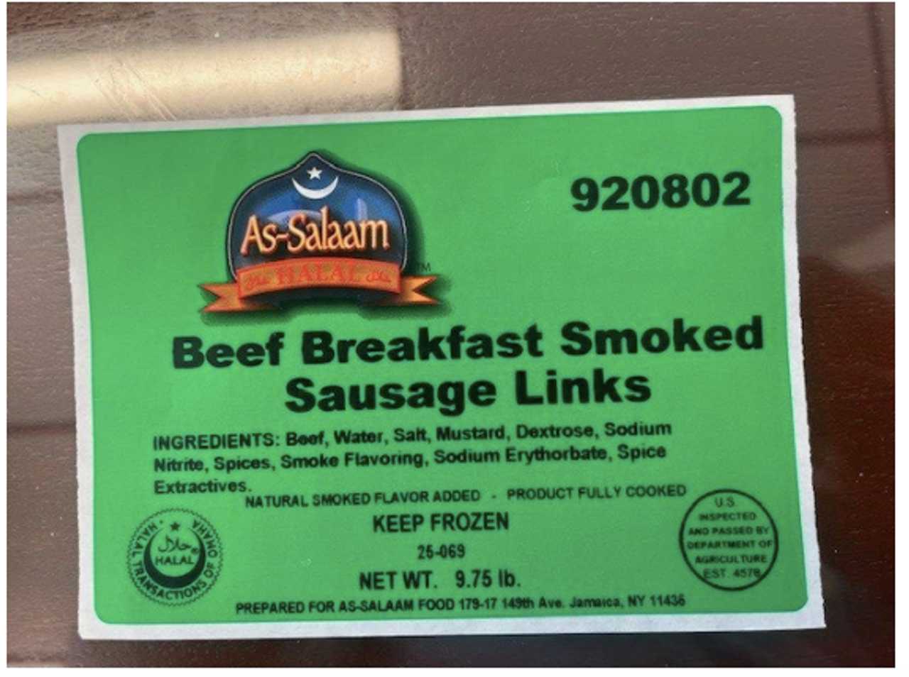Recall Issued For Meat, Poultry Products Sold In NY