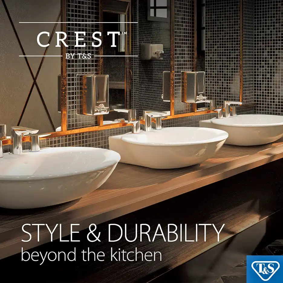 T&S Brass restaurant restroom fixtures