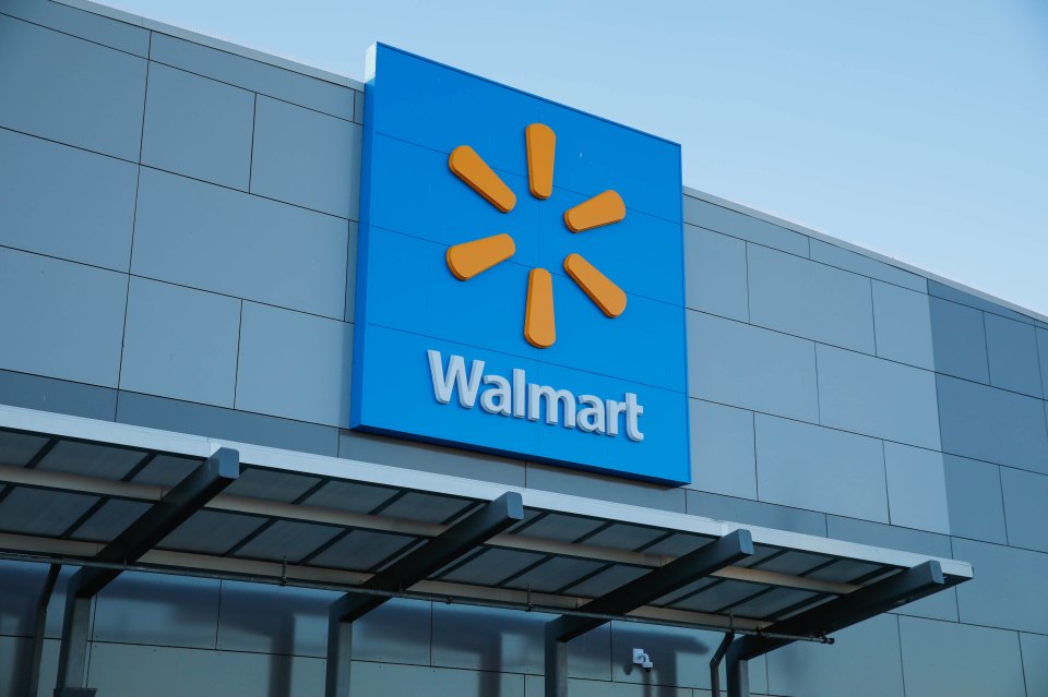 Walmart store exterior with logo.