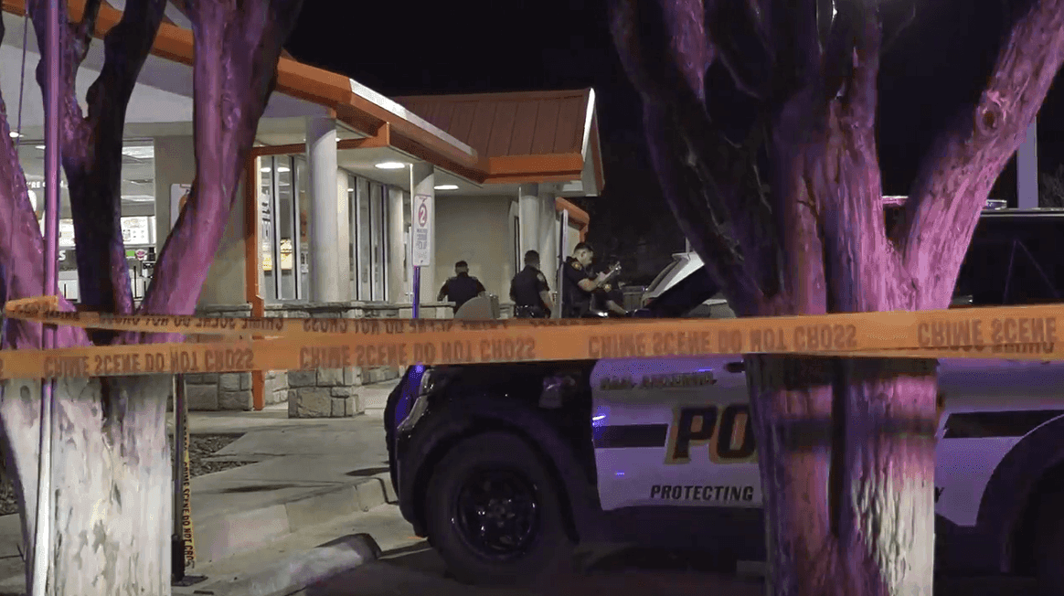 Security guard shoots man after disturbance at late-night fast food restaurant