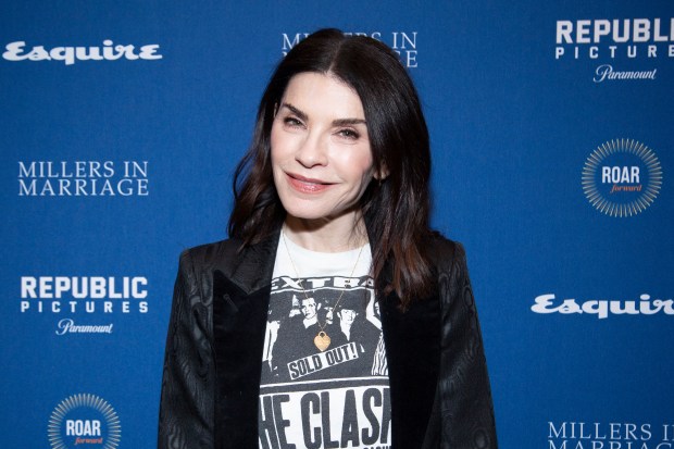 Julianna Margulies attends a private screening of 'Millers In Marriage' hosted by ROAR Forward and Esquire at Lincoln Center on February 20, 2025 in New York City. (Photo by Santiago Felipe/Getty Images)